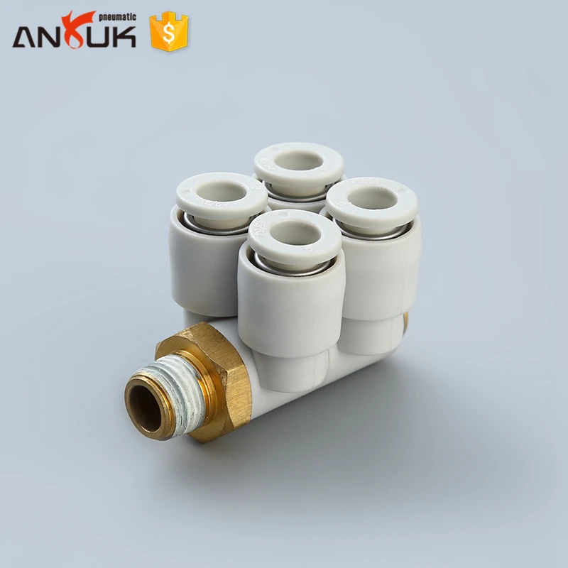 ANRUK Pneumatic connector SMC type S-KQ2ZD series connector 2-way 4-way 6-way