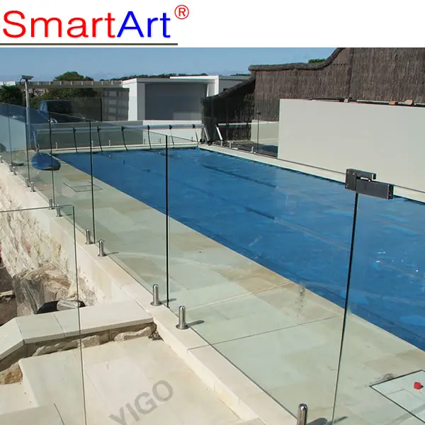 2022 Australian glass spigot railing ideas wood handrail for outdoor