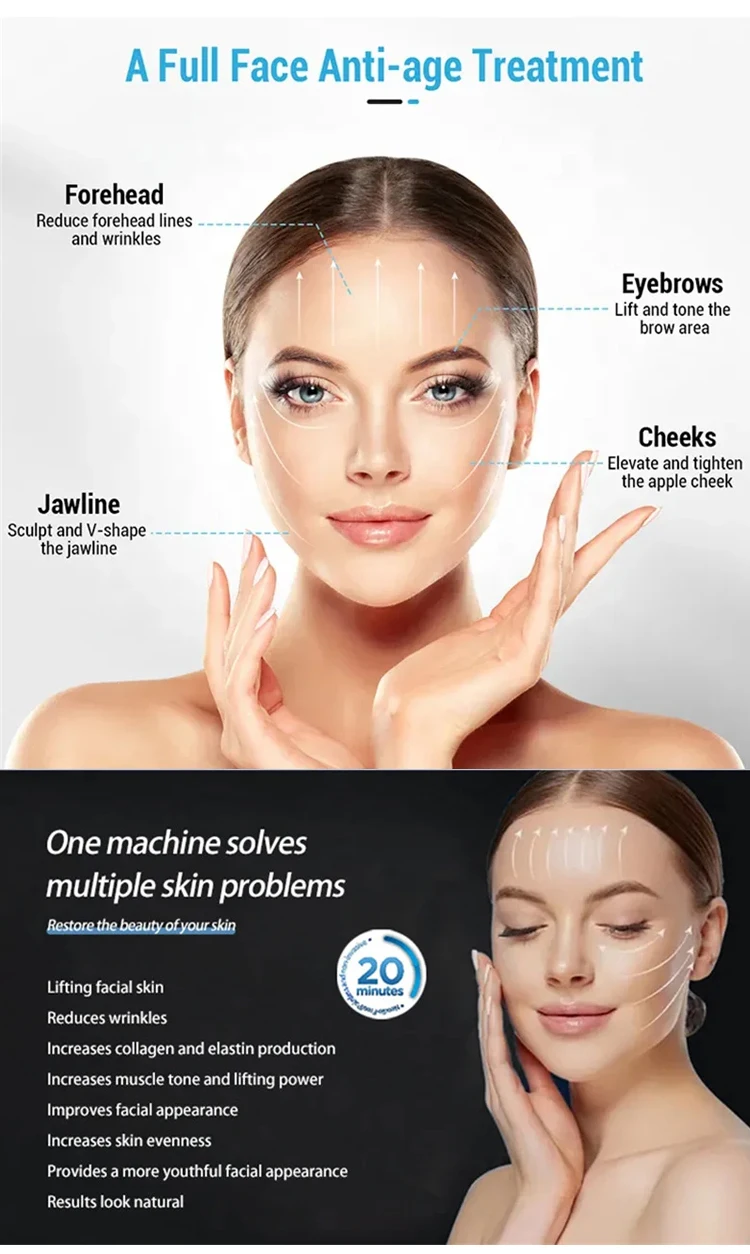 Best Selling Non Invasive Emrf Emrf Machine 3-Hadle Portable Emrf Face Rf Face Lifting Machine For Reduces Wrinkles