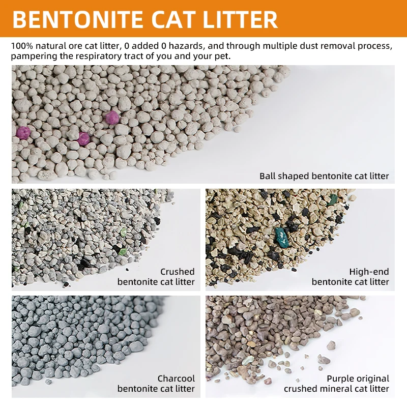 Bulk Wholesale 5l OEM ODM Cat Litter Manufacturer Mixed Bentonite Cat Litter