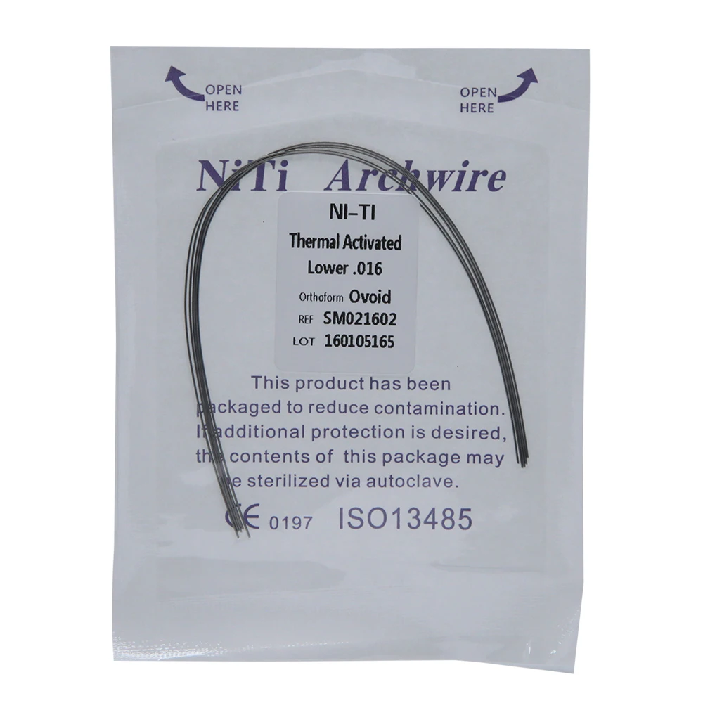 Hot items dental orthodontic niti heated-activated arch wires