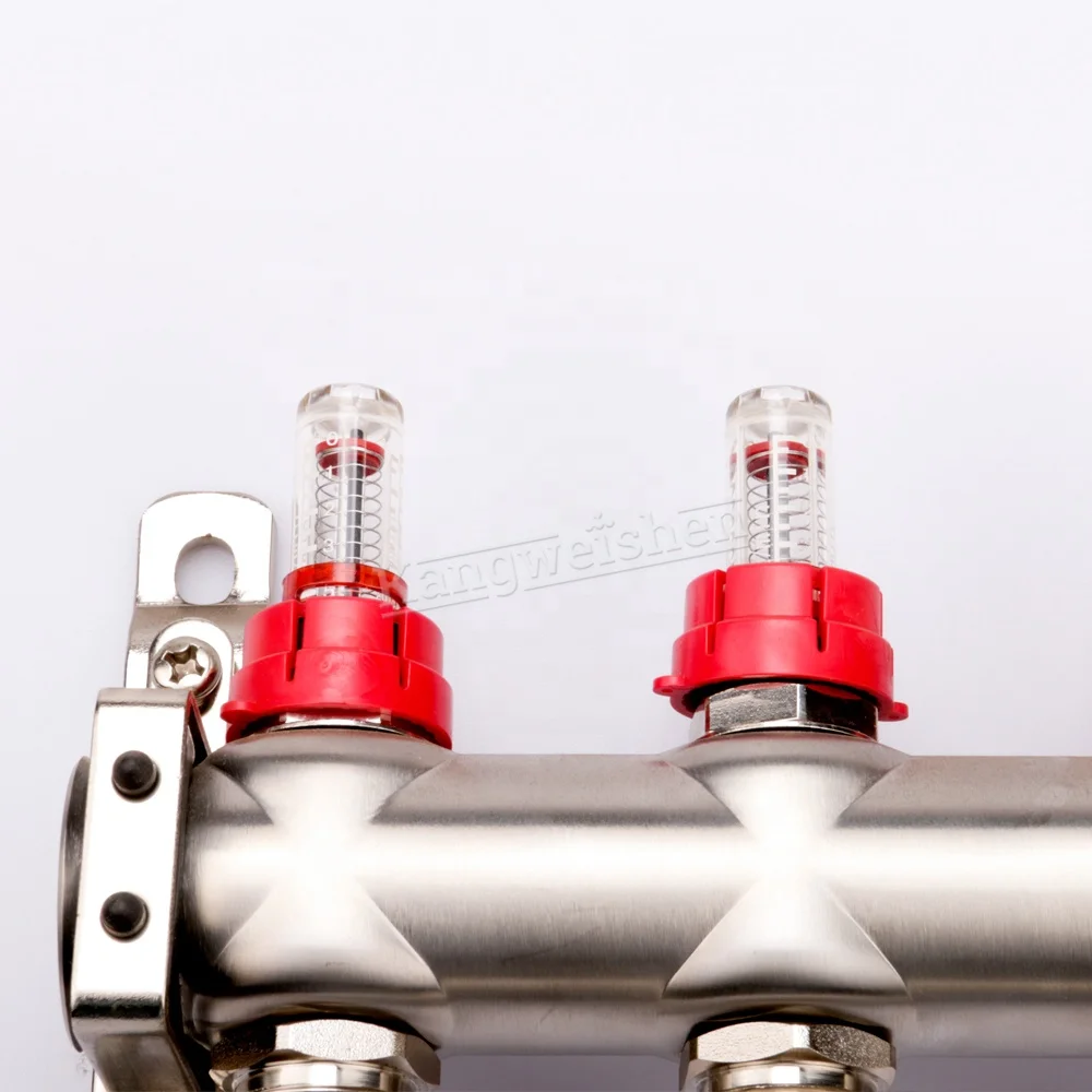 4 port Stainless Steel Water Under Floor Heating System Parts  Manifold