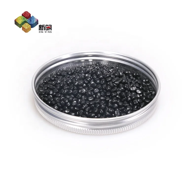 Black masterbatch corrugated pipe plate Black masterbatch blown film injection molding color masterbatch