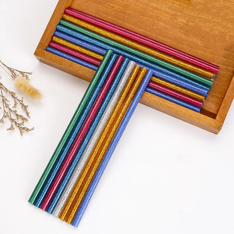 
Flash environmental protection diameter 7mm flashing color glue stick Hot melt glue stick for Glue Gun 