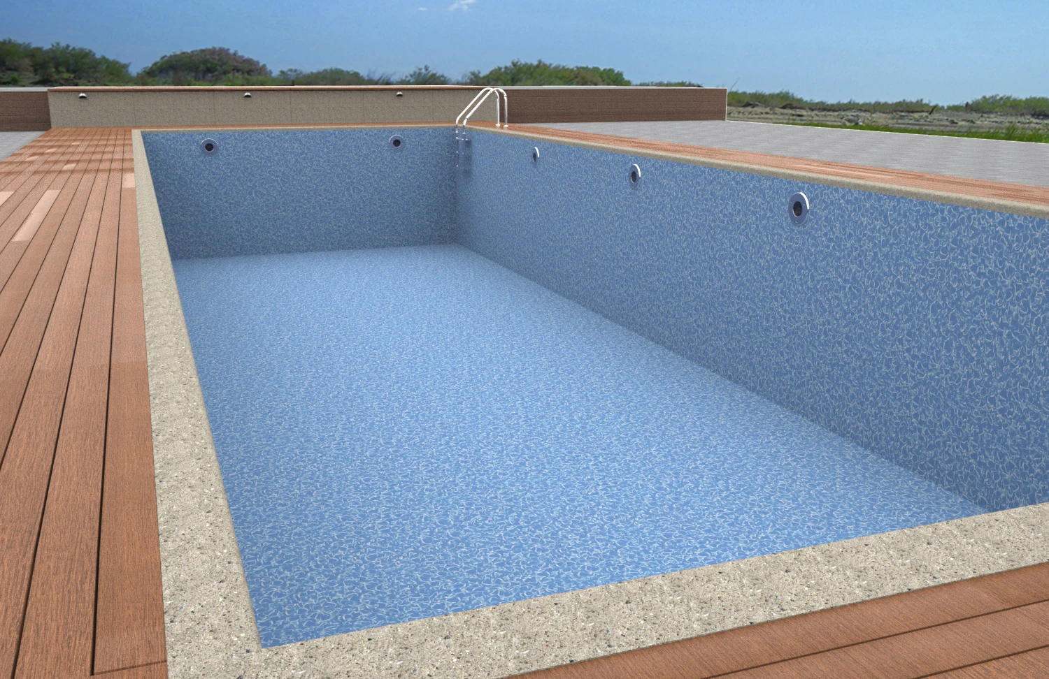 Factory price & strong PVC material water sports used swimming pool Liner for sale new