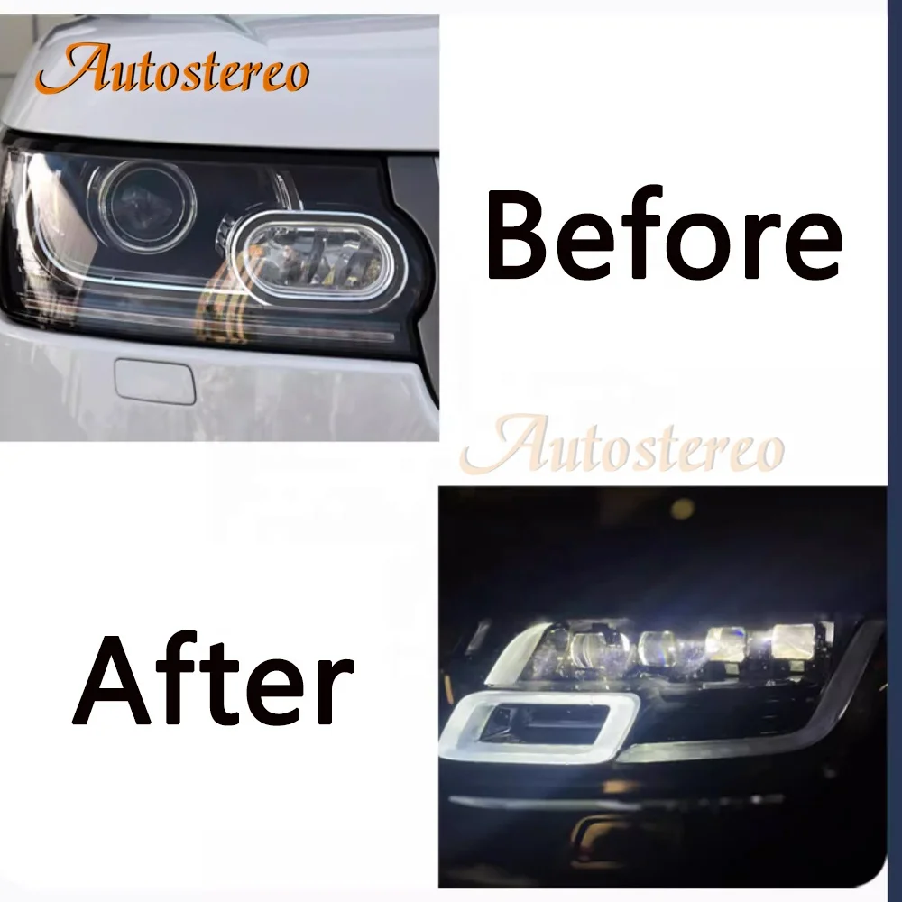 2023 Style 4 LED Car Front Headlights For Range Rover Sport L494 Front Lamp High Quality Taillight lights LED Retrofit Assembly