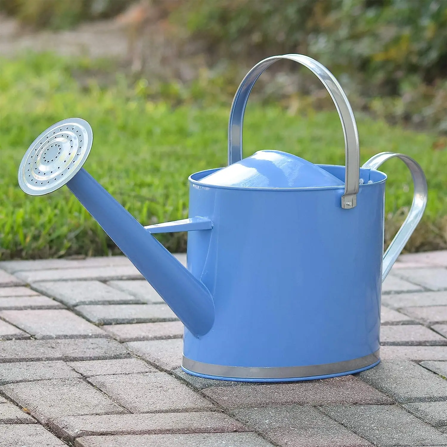 Oval Design Handmade Watering Can Wholesale Exporter Metal Garden Decoration Watering Can