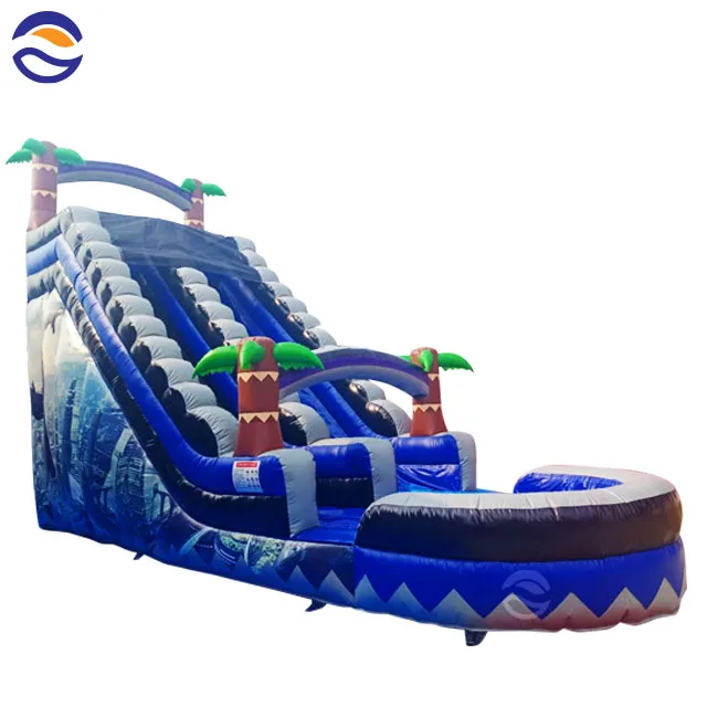 Надувная горка N Panther с бассейном Детская водная