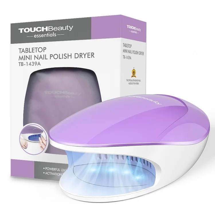 TOUCHBeauty mini UV nail dryer fan drying UV light nail polish lamp home beauty nail art beauty tool