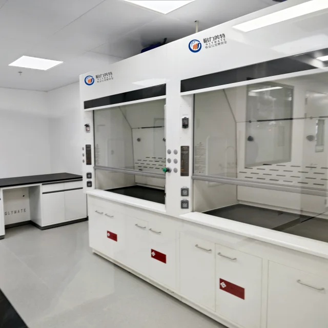 Lab fumehood for Lab Chemical Waste Gas Laboratory Ductless Fume Hood Top Fume Cupboard Hood