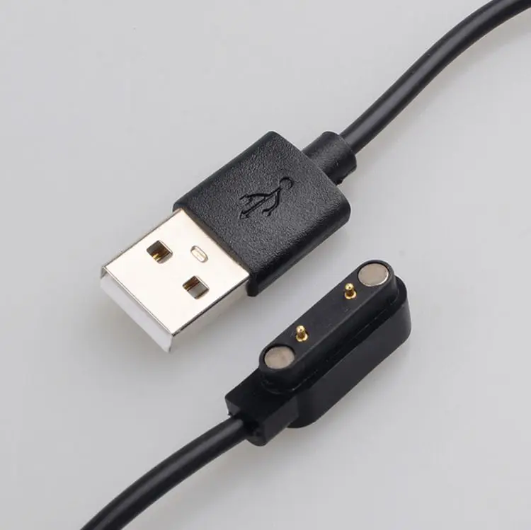 USB Magnetic Charging Cable, USB 2.0 Male to 4 Pin Pogo Magnetic Charger Cable Cord For Smart Watch/Smart Band -4 Pins Magnetic Suction Charger Cable -Magnetic Adsorption Charger Cable -USB 2.0 Male to 4 Pin Pogo Magnetic Charger Cable Cord For Smart Watch GT88 G3 KW18 Y3 KW88 GT68,for SMA-Q2, for SMA-ROUND,forSMA-09,for SMA-09S -Good quality with strong Magnetic