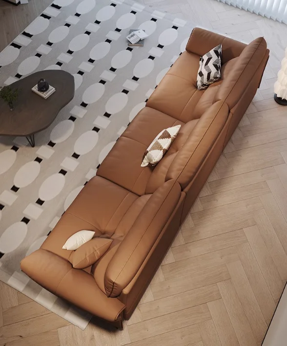 Modern Luxury Comfortable Multi Functional Electric Leather Sofa Suitable for Living Room Apartment