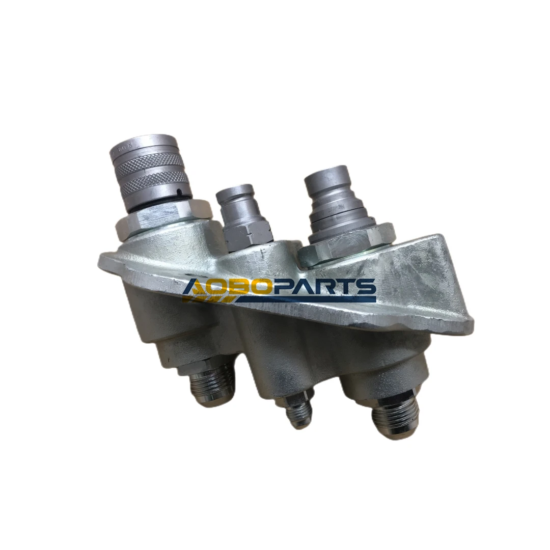 Гидравлический блок быстрой муфты в сборе 7246784 предназначенный для использования погрузчиков с бортовым поворотом компактных гусеничных и телескопов