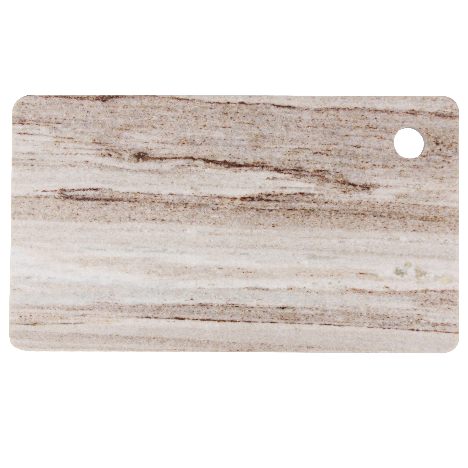 Wholesale Natural Stone Serving Tray Custom Design Handcrafted White Grey Marble Cheese Cutting Chop Board