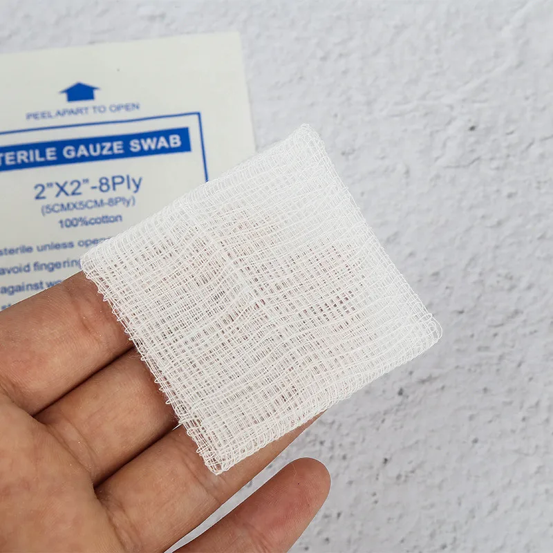 Pads Sterile Medical Surgical Absorbent 100% Cotton Gauze Sponge Sterile Gauze Swab Non-sterile Gauze Swab