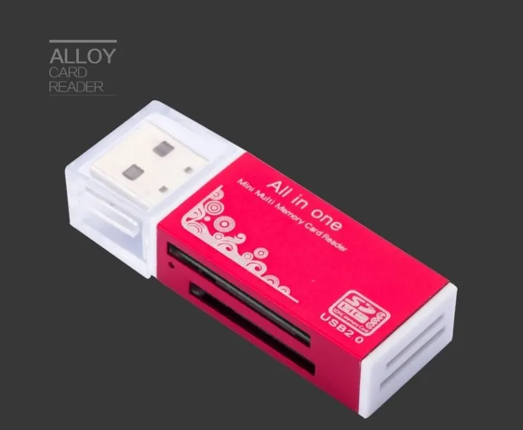  Все в одном USB 2 0 кард-ридер для SD/TF Мини Мульти устройство чтения карт