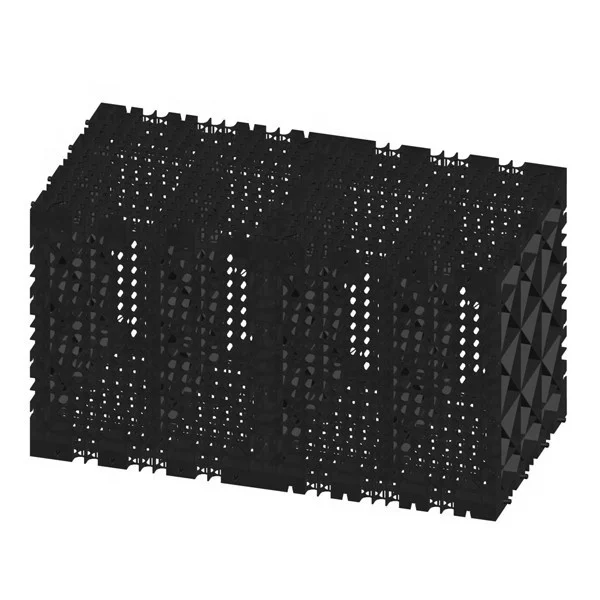 Пластиковая полипропиленовая зеленая крыша, система сбора дождливой воды