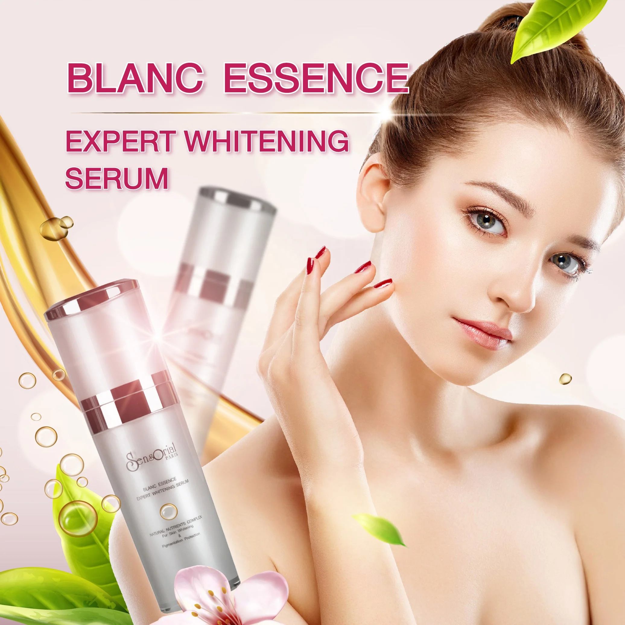 The Premium Face Care of Whitening Serum for Anti-Aging and Dark Spots Fade Skin Care Liposome of Berries extracts 30 ml