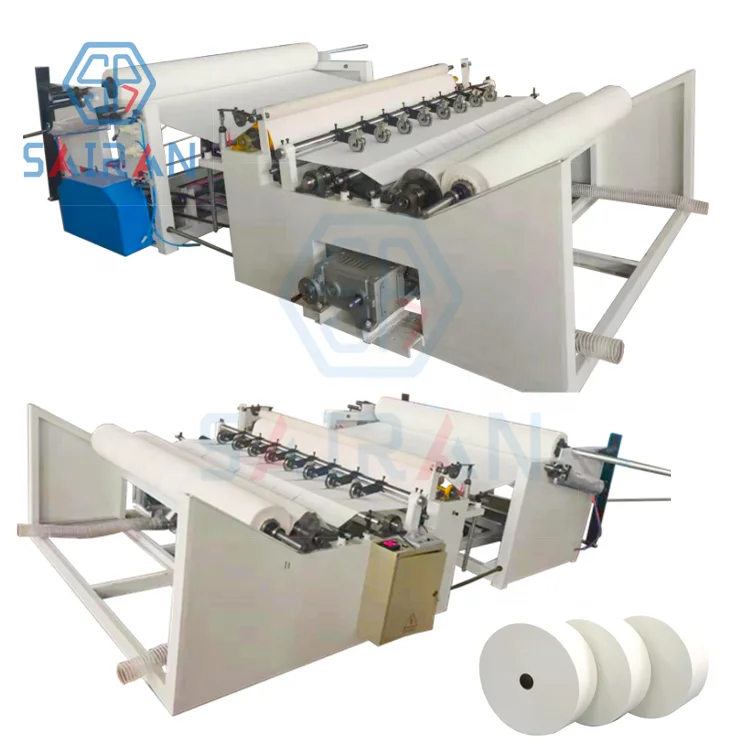 The most popular jumbo roll raw paper slitting rewinding machine produces paper