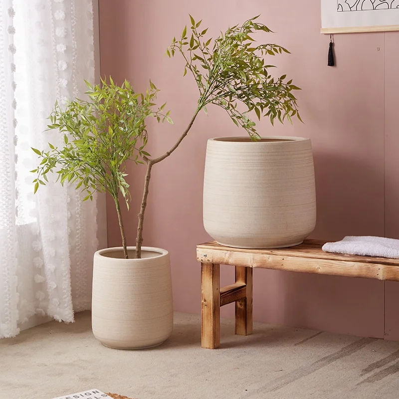 New arrival rustic vintage style terracotta planter flower pots, home garden balcony ceramic pots for flower plant
