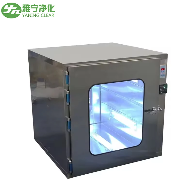 Static pass box custom  made for clean room mechanical and electronic interlocks good price supplier and manufacture