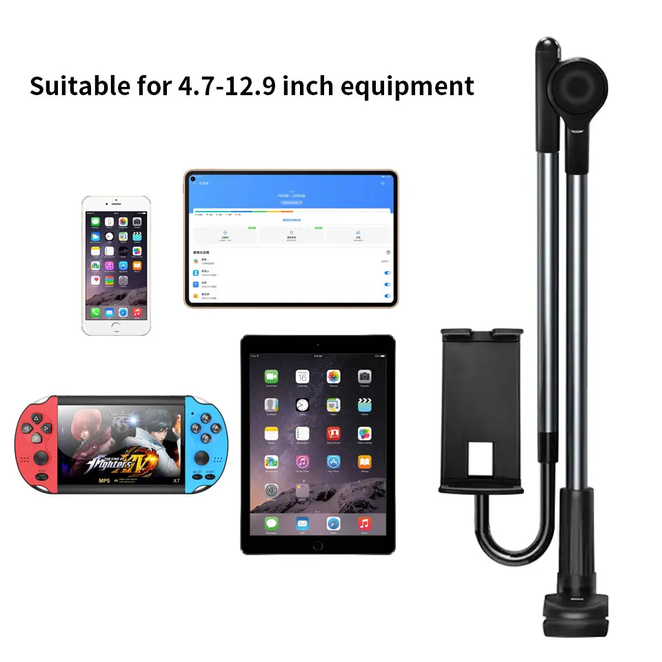 Пластиковая Гибкая настольная подставка для мобильного планшета, длинная гибкая Выдвижная рамка для кровати, вращающийся держатель для сотового телефона