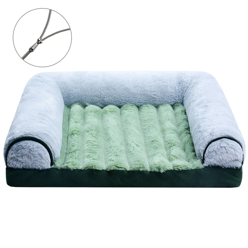 Wholesale Plush Dog Beds for Small Medium Large Puppy Cats Human Size Dog Bed Orthopedic Memory Foam Dog Bed Sofa Mat