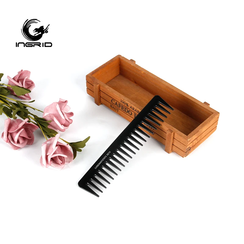 Hair Brush Manufacturer Men Styling Tools Oil Head Comb Brush Anti Static Carbon Fiber Comb