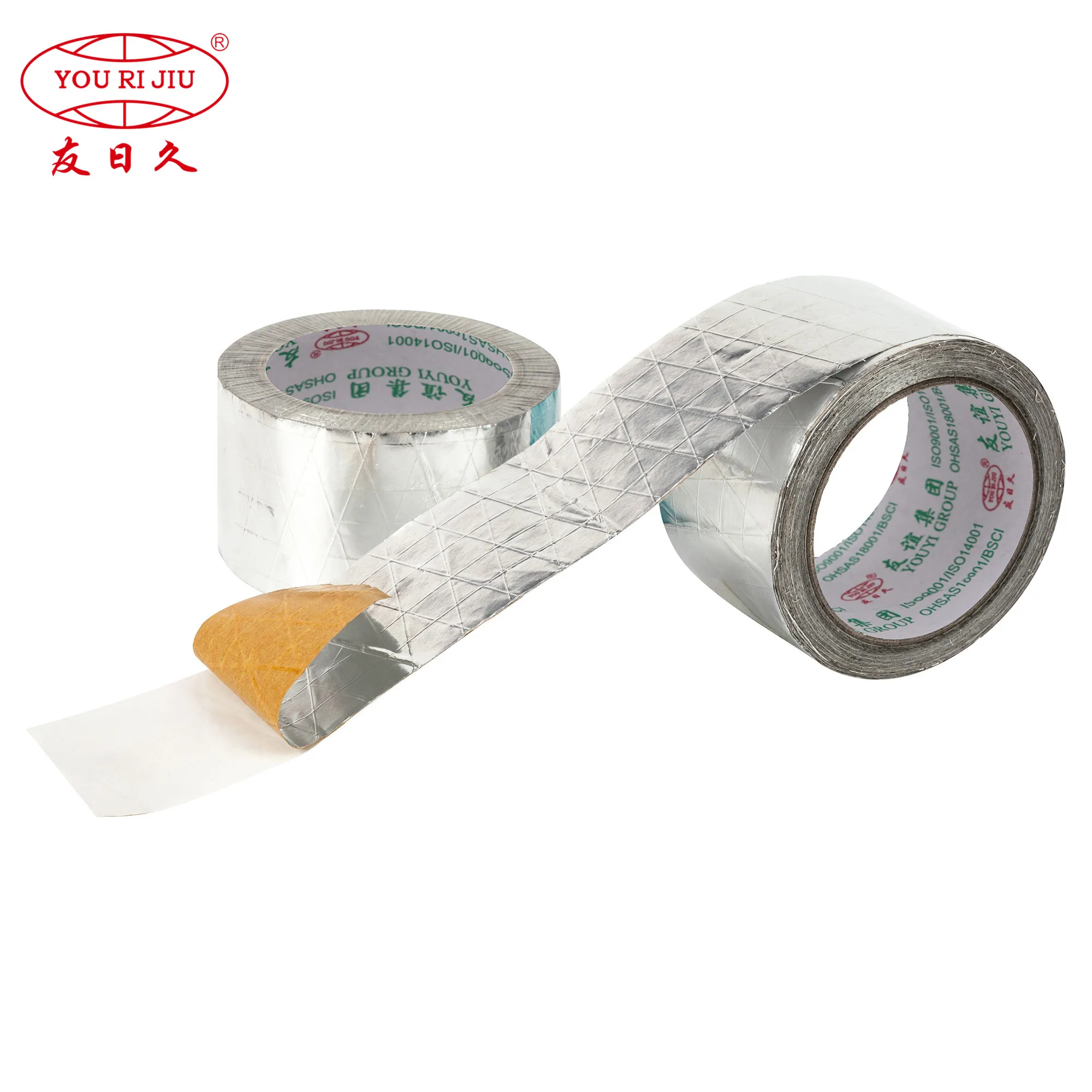 Youyi Group Thermal Insulation Heat Cold Resistant Wholesale Jumbo Roll Fiberglass Aluminum Foil Tape