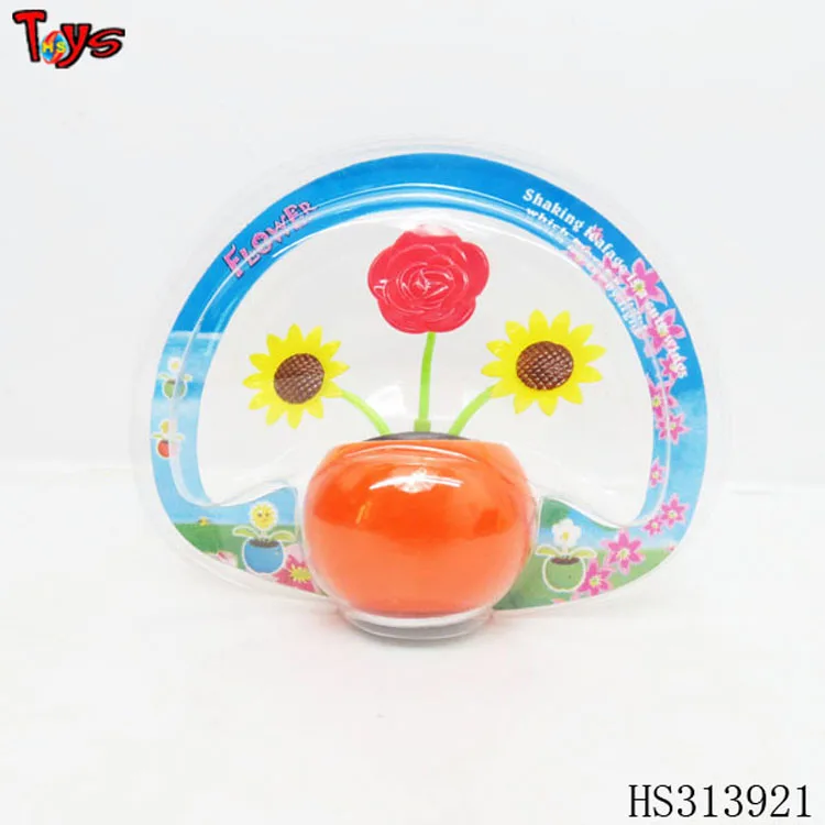 
wholesales funny car flip flap solar flower 