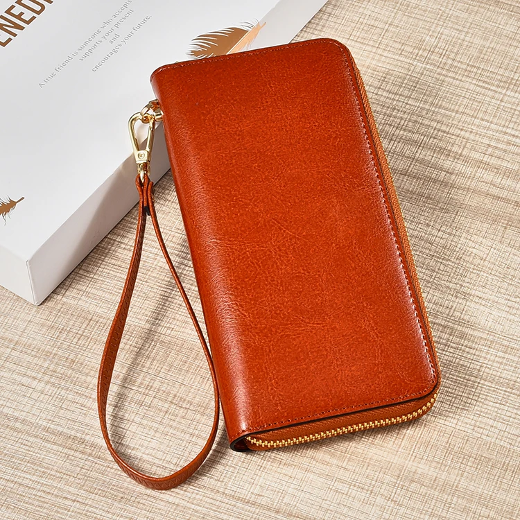 2024 New Factory Custom Carbonfiber Tassels Carbon Fiber Leather Purse Custom Money Purse