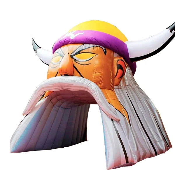 Туннель-талисман викингов для всех с наилучшими пожеланиями под аркой рекламные надувные изделия