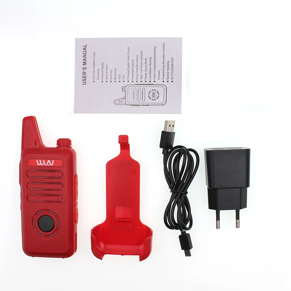 Wln Ptt Kd-c1 Plus Uhf 400-470  Two Way Radio Handy Commercial  Communications Wireless Intercom Chile Home Use Walkie Talkie