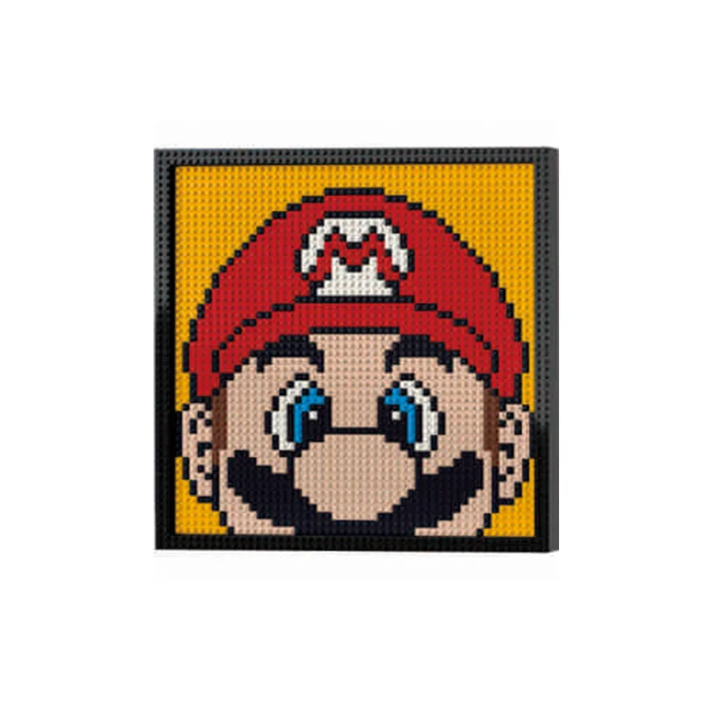 DIY Film Figure v Pixel Bricks Building Kit Customized Wall Art for Unique Home Mosaic Toy Decoration