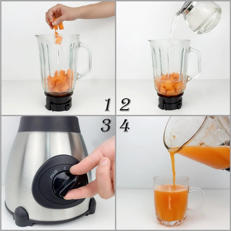 Powerful Electric blender liquidificador multifunctional juice blender mixeur high speed Cold Press blender