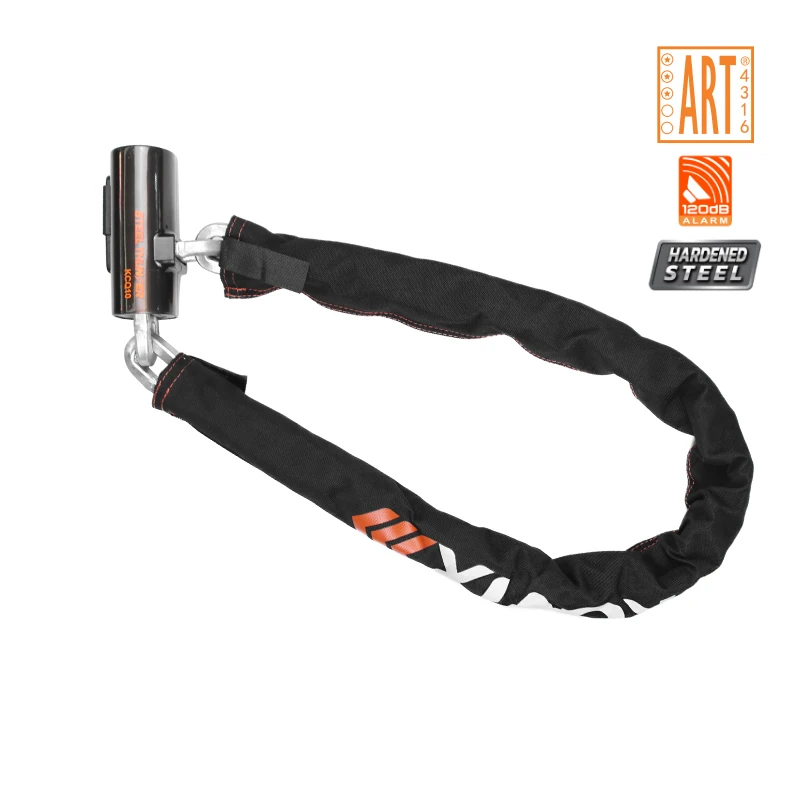 Safe and reliable alarm Chain Scooter Lock Bicycle Lock with chain combination lock