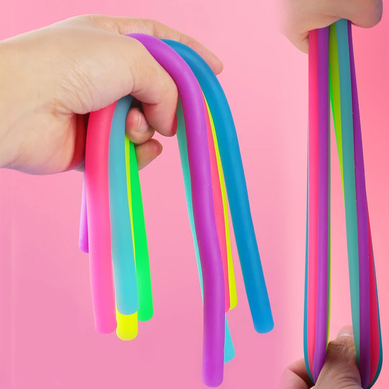 Wholesale Novelty Toys Austim Sensory Stretchy Noodle Stretchy Strings Fidget Toys