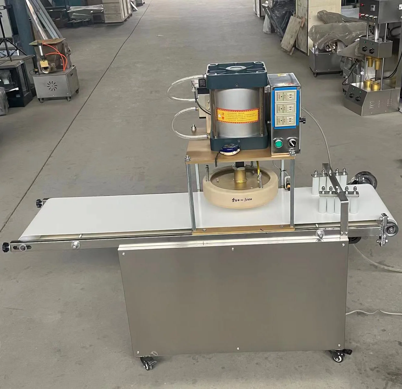 Automatic kebabs bread machine,Uncook tortilla machine,pizza base and empanadas dough sheet maker machine