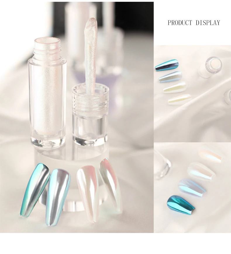 Factory price gel nail polish private label nail polish bottle Magic Mirror Liquid Powder  with Brush
