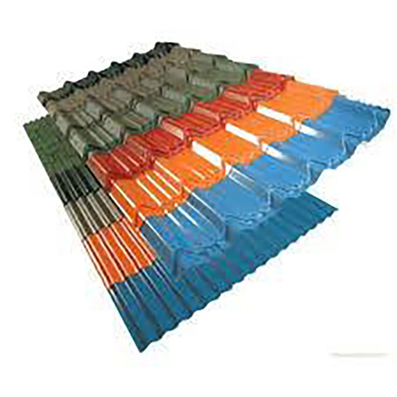 DIN JIS DX51 Ral Color Zinc Coated Iron Metal Plate Corrugated Galvanized Steel Color Roof Panel Sheet