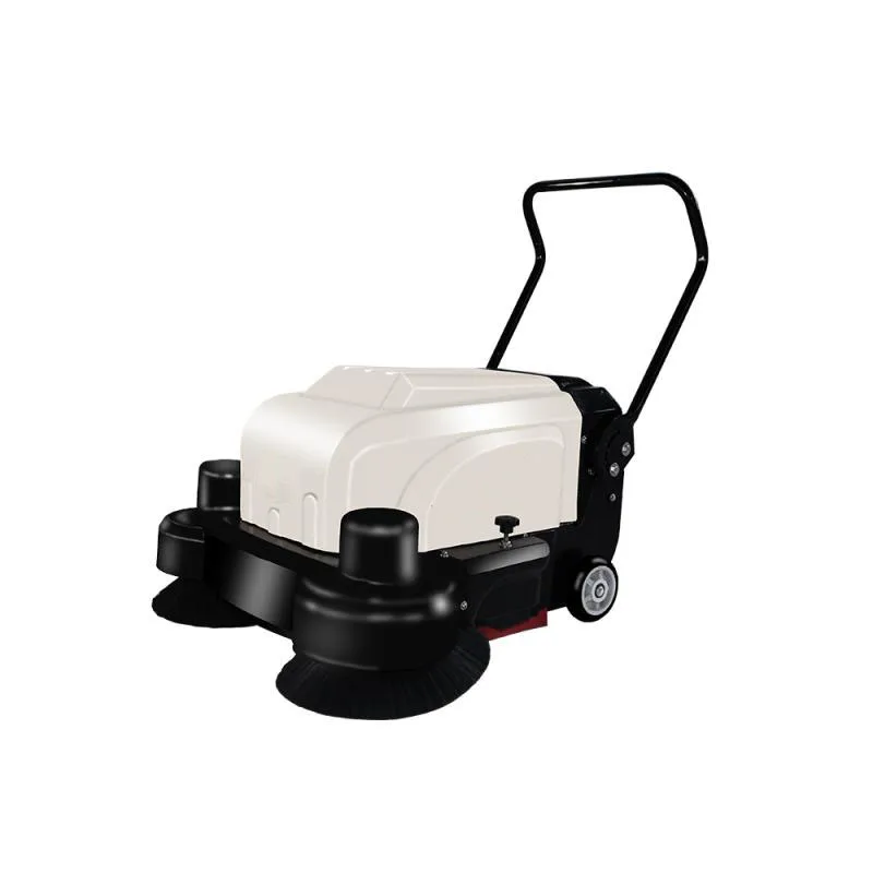 SC1060 New Type  Mini Electric  Hand Push Vacuum Road Sweeper Machine  Rotary Floor Cleaning Machine