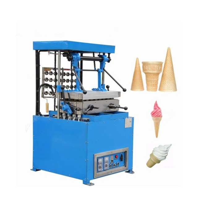 Industrial use different shape ice cream sugar cone wafer biscuit machine ice cream cone making machine