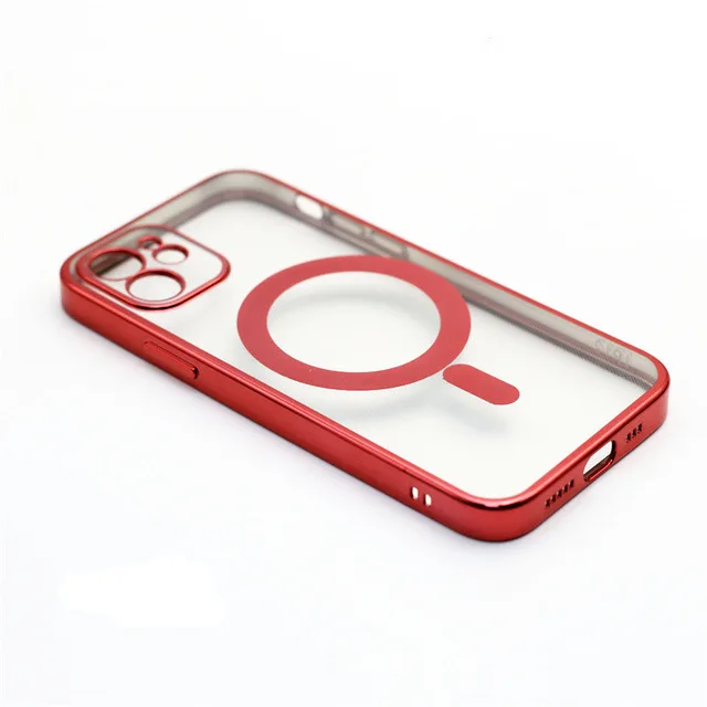 Magsafe for iphone13 Wireless Magnetization Mobile Phone Case for Apple 12ProMax Electroplating Protective Cover 11