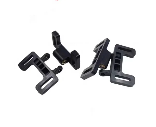 Black Nylon Hinge with Double Ball Catch Door Closers for Connecting Aluminum Profiles