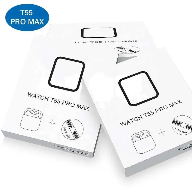 Распродажа Смарт-часы t55 pro max для телефонов Android фитнес-трекер с пульсомом и монитором сна умные часы