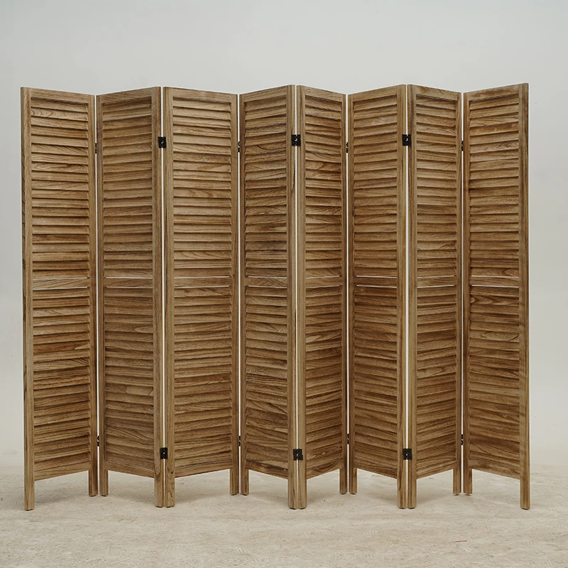 Home office dining room wooden partition folding screen room independent panel partition