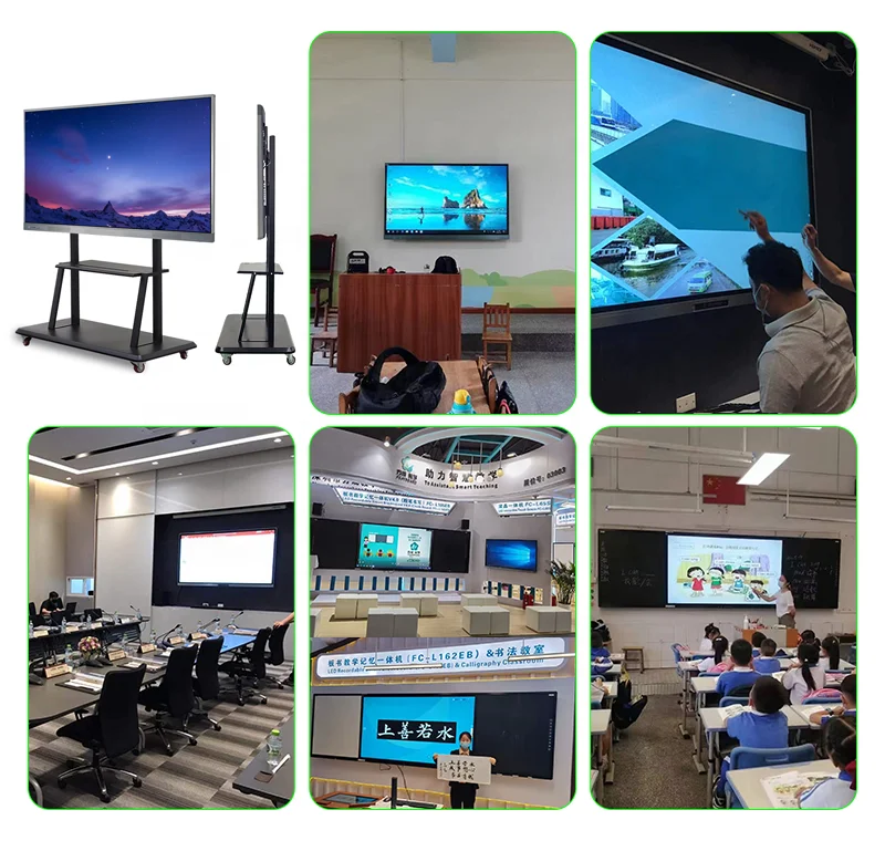 Interactive Panel Digital Writing Blackboard For Sale Electronic School Smart Interactive Electronic Board