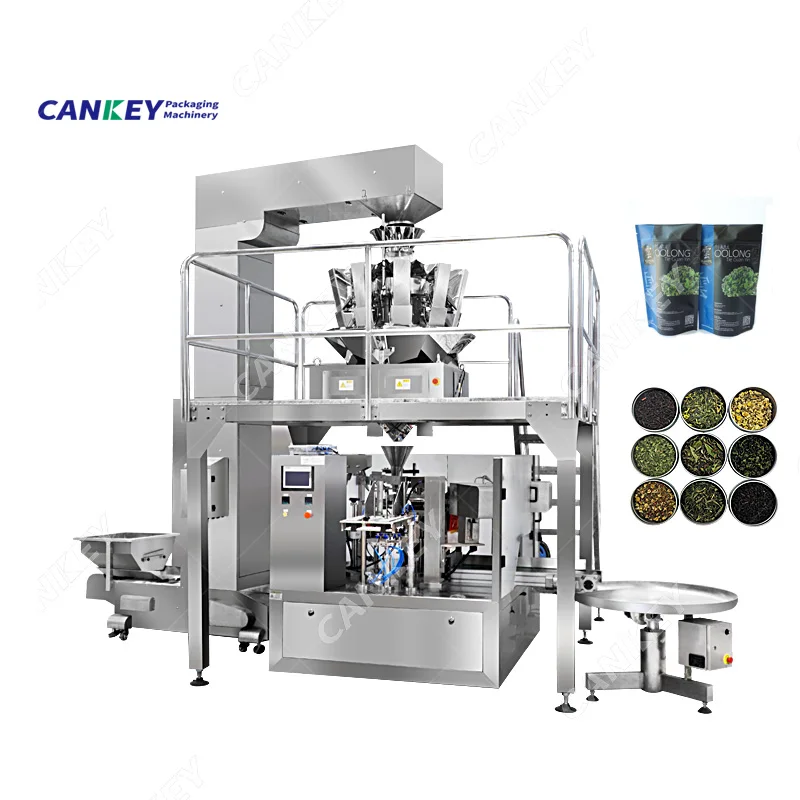 Fully Automatic Premade Bag Packing Green Tea Single Pack Loose Leaf Tea Packaging Machine
