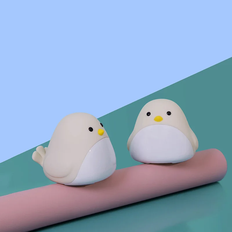 2021 Hot Sale Rechargeable Animal Silicone Baby Led Night Light Desk & Table Timing Alarm Clock