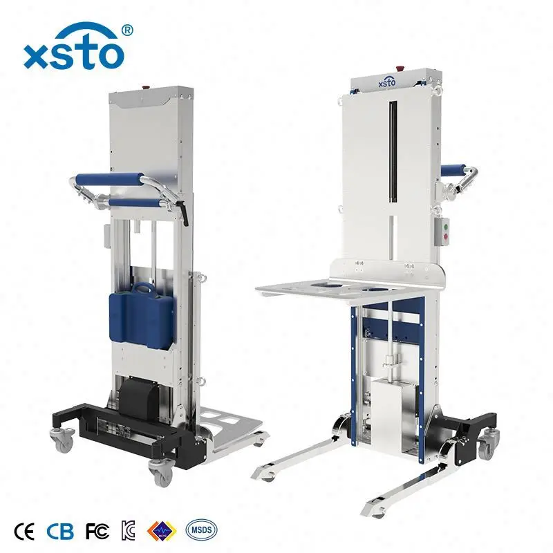 Most economic price manual full electric small semi walk mini hand truck smart lifter hand pallet lift trolley stacker cart